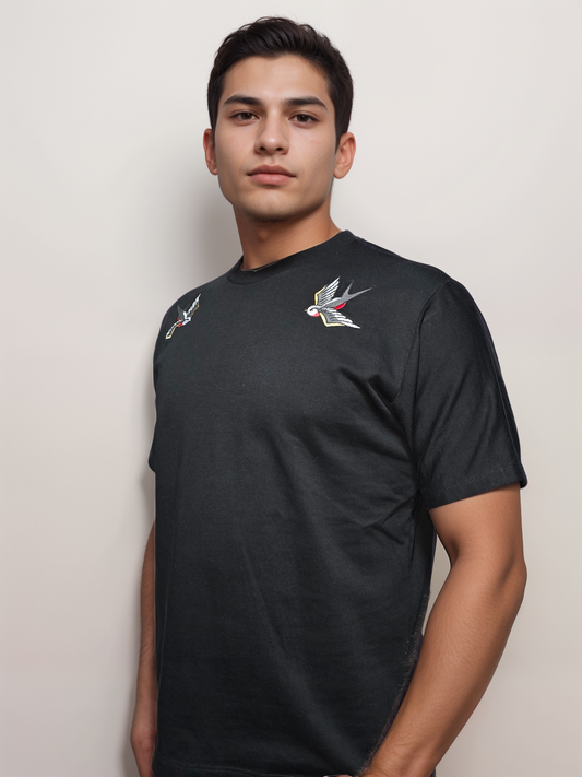 Swallows by Vain Man's T-Shirt
