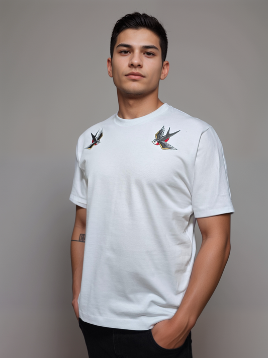 Swallows by Vain Man's T-Shirt
